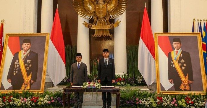 Arrmanatha Nasir Resmi Pimpin Kemlu, Terima Estafet Jabatan dari Sugiono